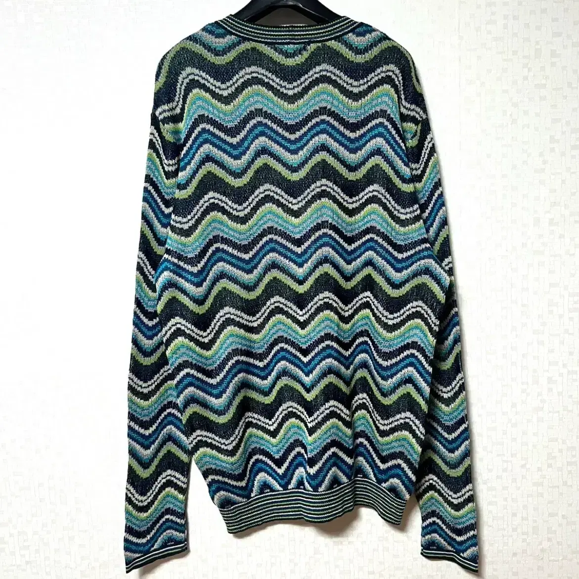 [L,100](정품)미쏘니 니트 스웨터 missoni