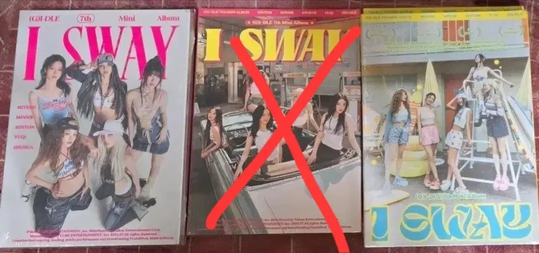 여자아이들 I SWAY 앨범 미개봉 판매