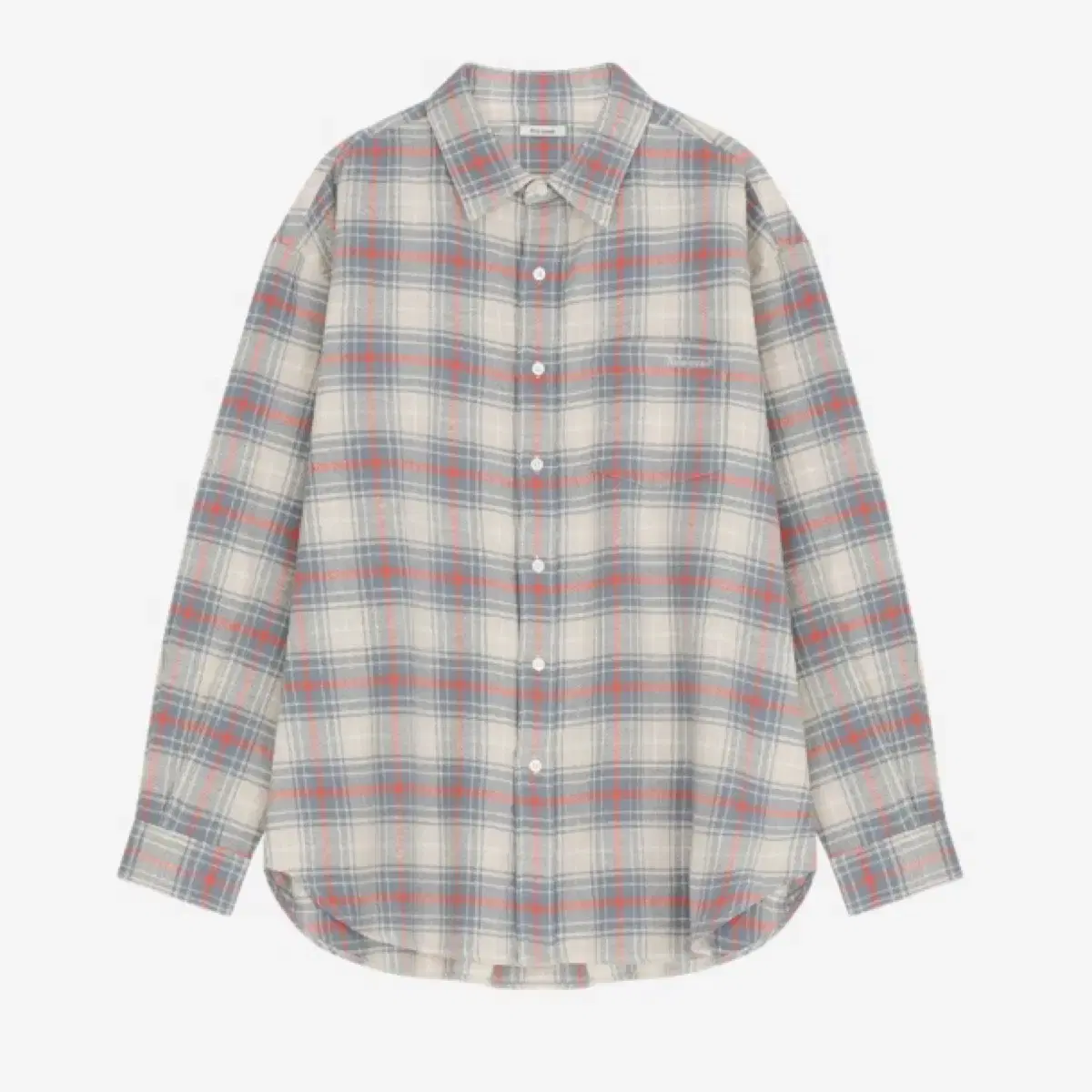 ABIYUMUA RELAXED CHECK SHIRT CREAM 1 SIZE NEW