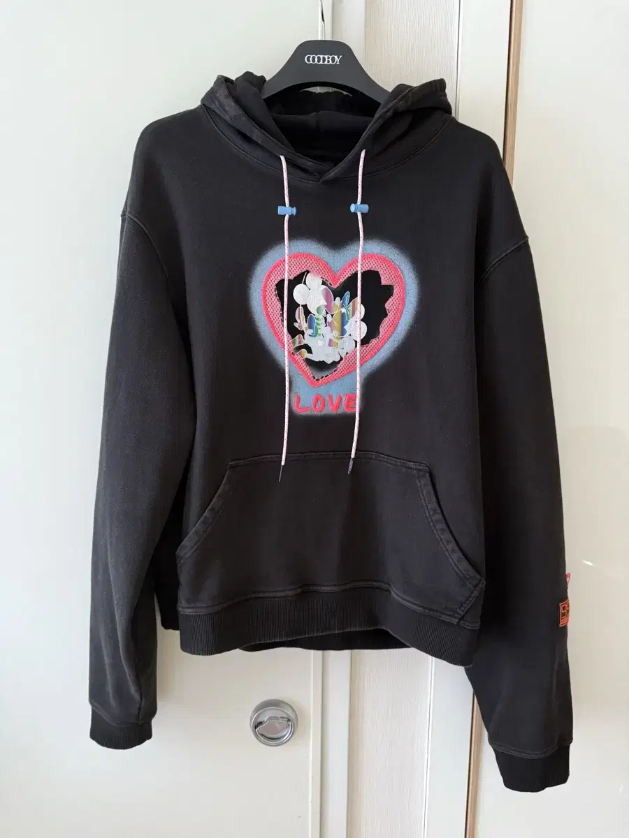 99%is 바조우  " 1%OVE " SEX WASHED HOODIE