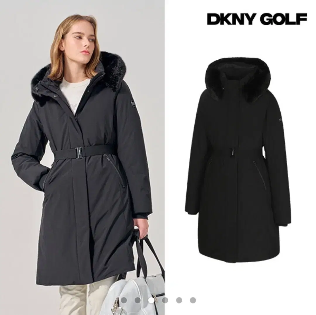 DKNY 여성 인퀄팅 다운 코트 블랙 L 미착용 여자 패딩 새제품