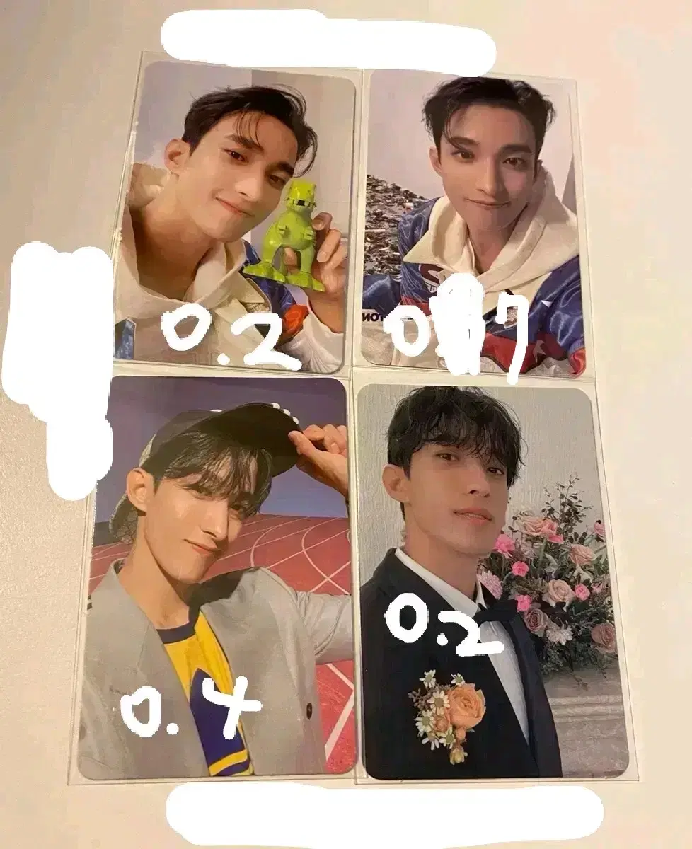 세븐틴 도겸 부석순 럭키드로우 포카