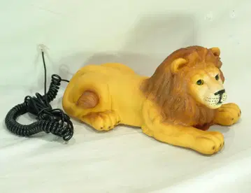 사자 전화기 앤티크 레트로