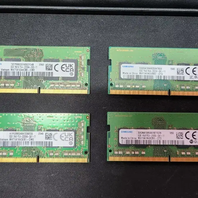 삼성 노트북용 DDR4 램 8GB 판매합니다(개별 가능)