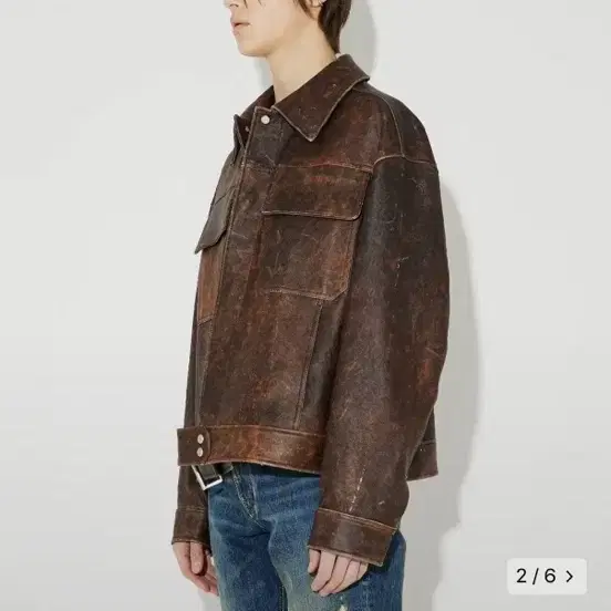 메종미네드 Lamb Leather Trucker