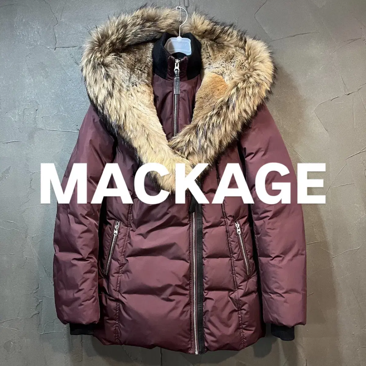 [S] MACKAGE 맥케이지 여성 라쿤털 점퍼