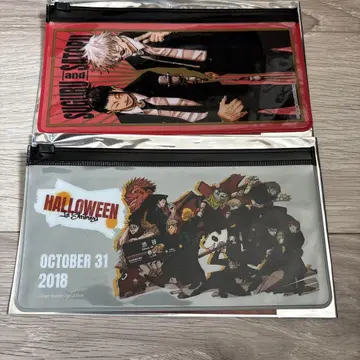 주술회전 풀컬러 파우치 컬렉션 액땜한데 본점 할로윈 집합 2개