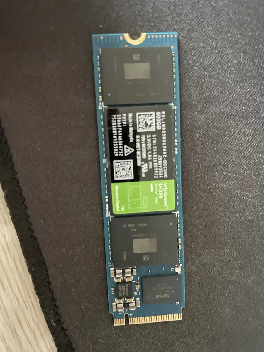 WD Green SN350 500GB NVMe SSD 팝니다