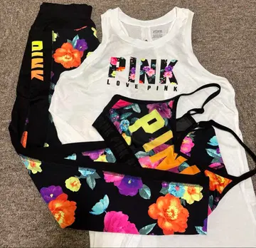 빅토리아 시크레스트 핑크 3개 세트 S사이즈