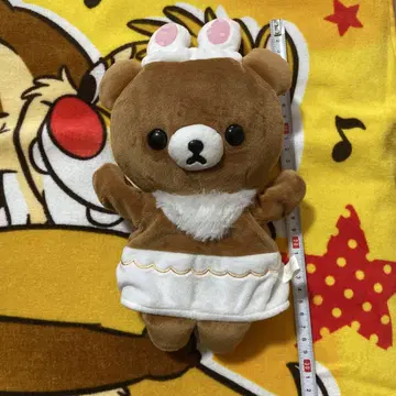 리락쿠마 차이로이 곰 퍼펫 봉제 인형 토끼
