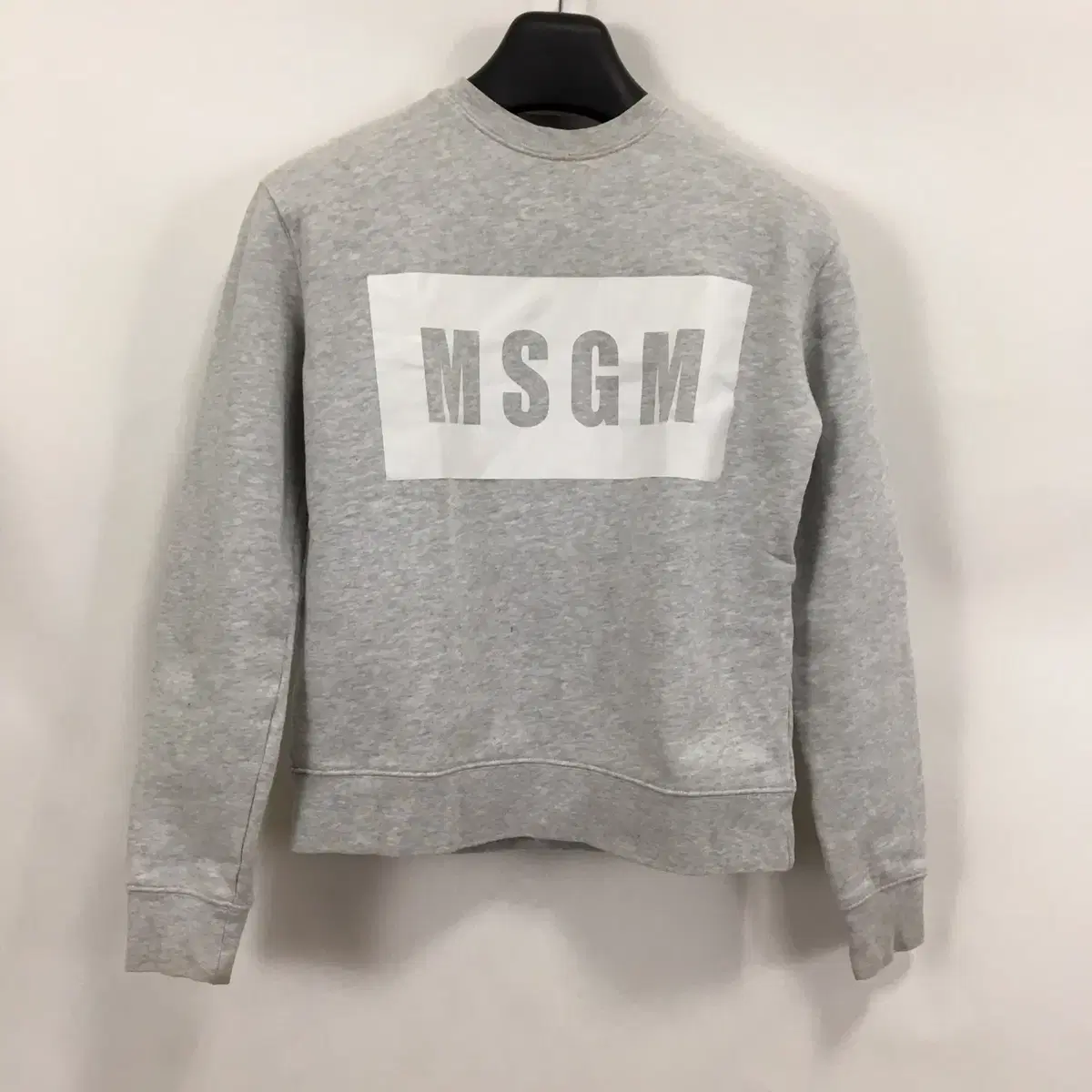 MSGM (국내판) 박스로고 스웻셔츠 XS