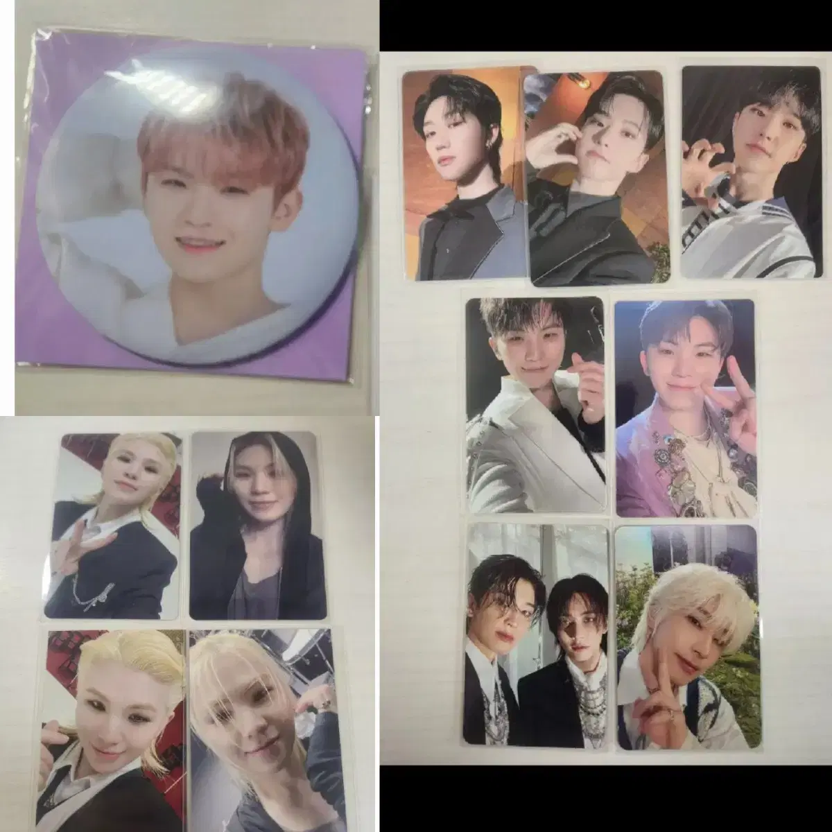 세븐틴 우지 위주 포카 빅캔뱃지 판매 호시 정한 디에잇 회장한정 정한원우