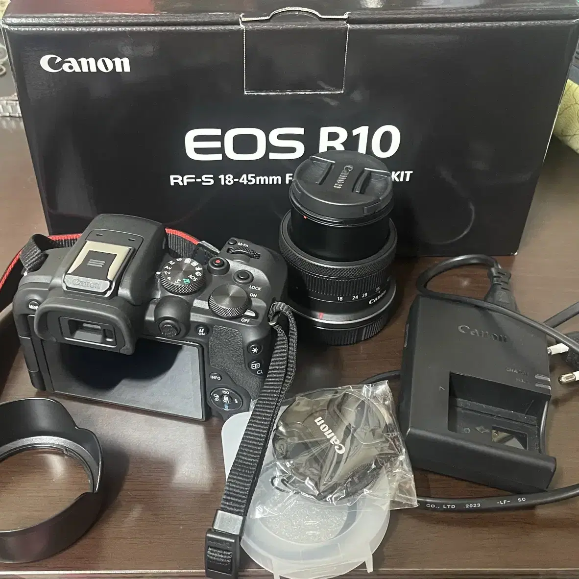 캐논 eos r10 EOS R10 18-45렌즈킷 박스o 카메라 미러리스