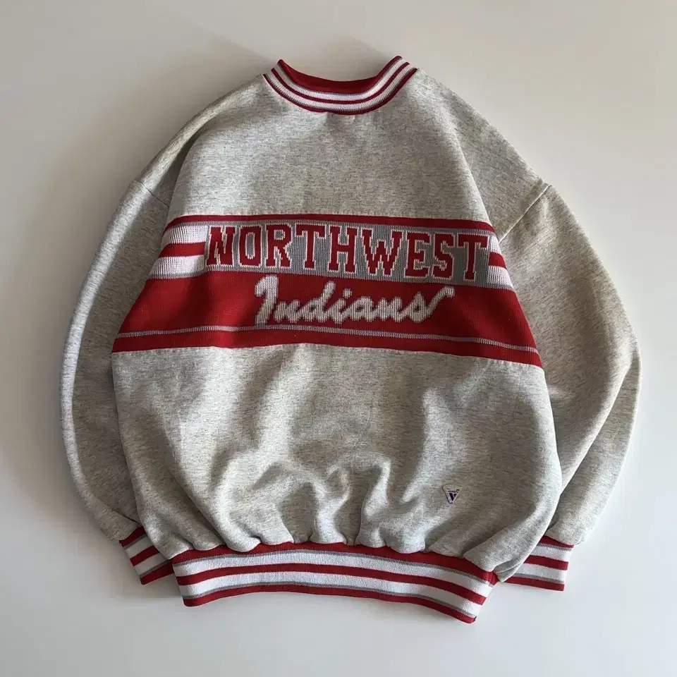 VARSITY USA NORTHWEST 레터링 모크넥 스웻셔츠 L