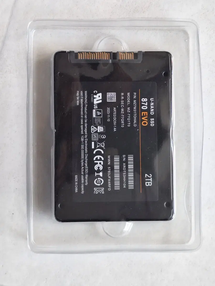 ssd 2tb ,미개봉