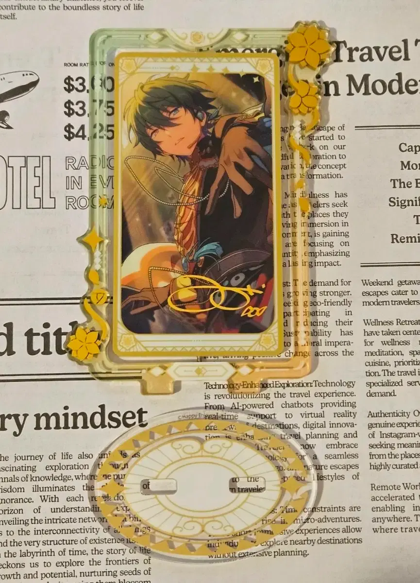 Angstar Mika Rotation acrylic stand (Double-sided)