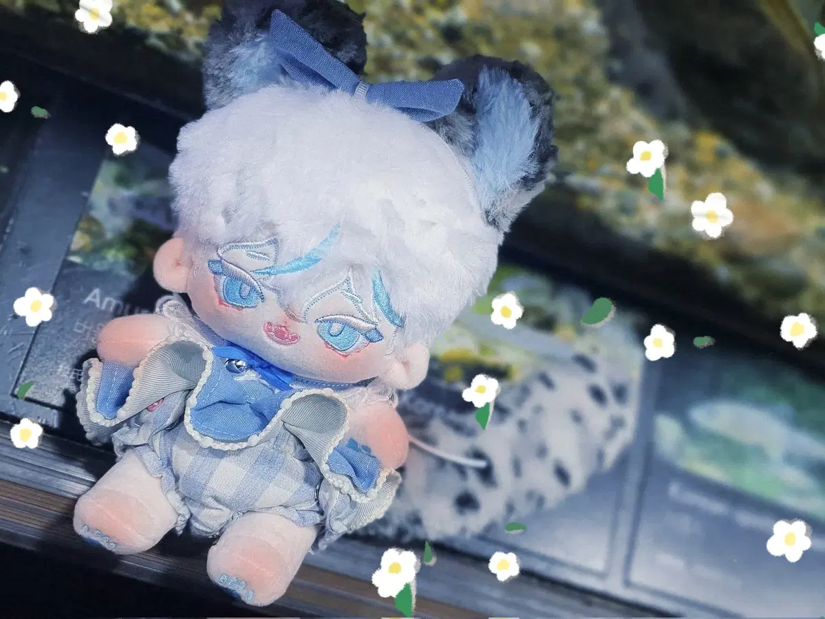 반택/끼택포) 무속성 20cm 솜인형 빙하냐(뼈깅)