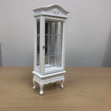 미니어처 가구 목제 캐비닛 화이트 인형의 집 미니어처 피규어 인형