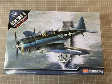USN SBD-5 1/48 스케일 모델 키트 ACADEMY