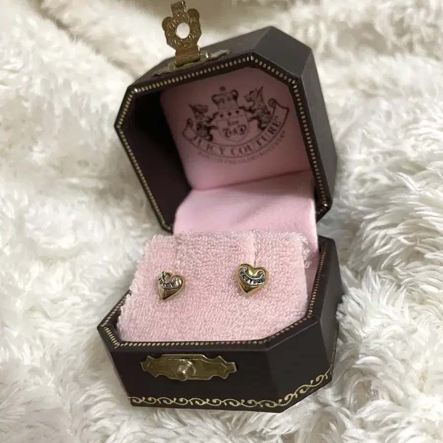 JUICY COUTURE 쥬시꾸뛰르 하트 귀걸이