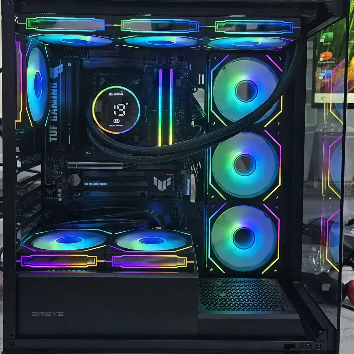 9800X3d,  RTX 5080 올블랙 튜닝 PC팝니다