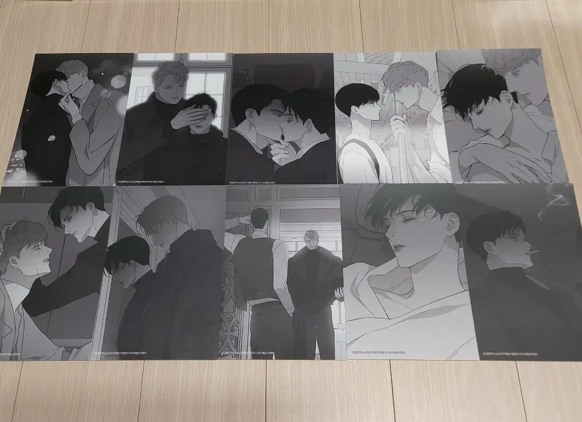 Rainy Collaboration Cafe The Man Getting Married pre-order benefit postcard 10-piece full set