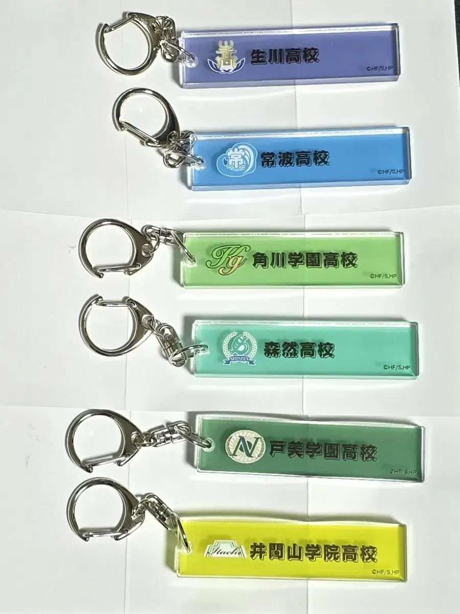 Haikyuu Key Holder Collection School ikon B