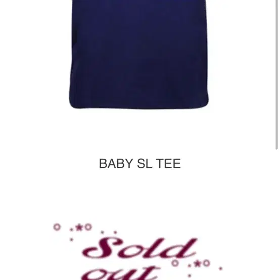 새상품) 샬롬클럽 baby sl tee