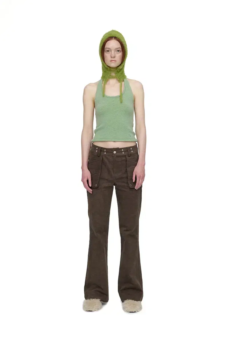 Cerric hip pocket suede pants