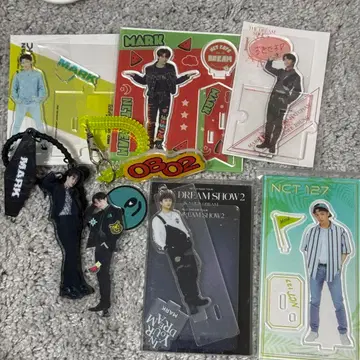 nct 마크 아크릴 스탠드 아크링 키링 묶음 판매