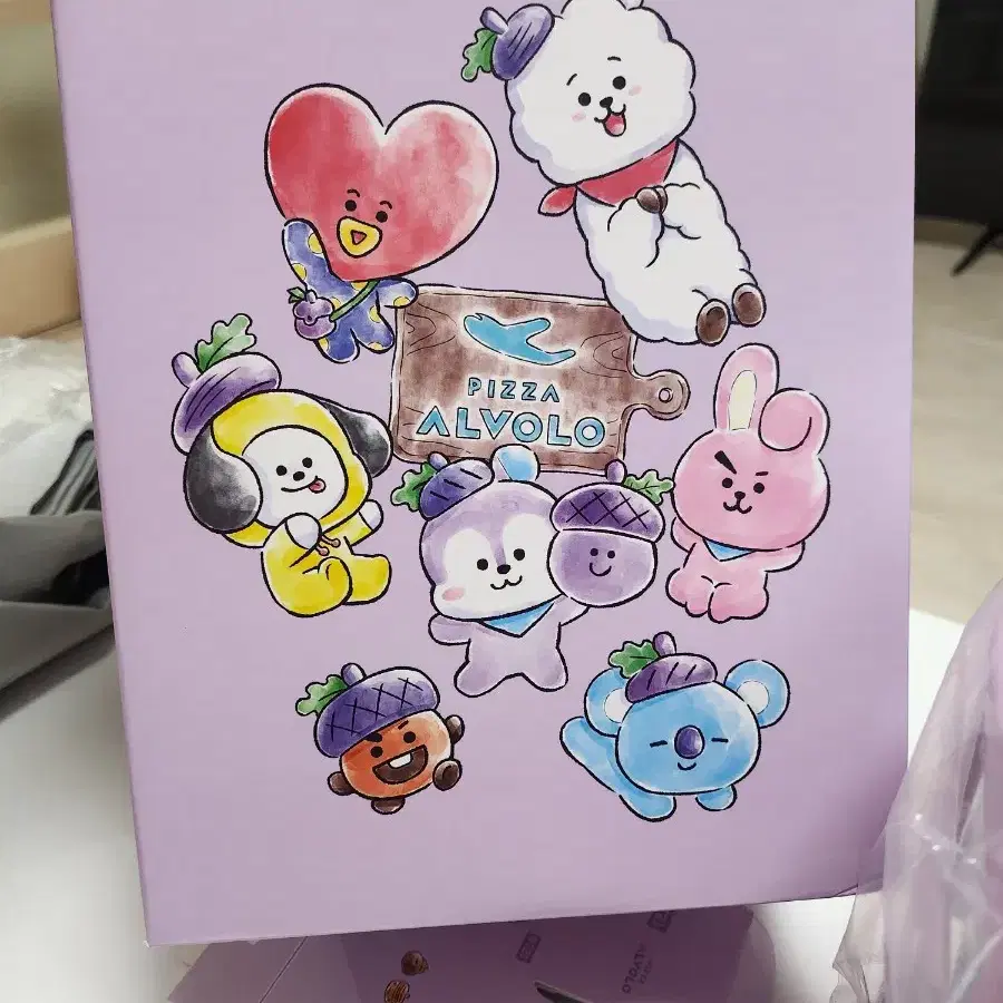 방탄 bt21 피자알볼로 무드등 피규어포함 일괄판매