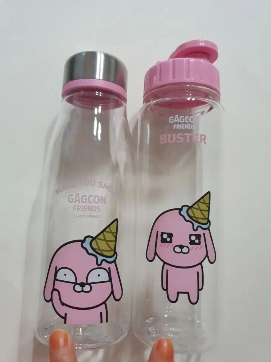 .(새상품)2종일괄 개콘프렌즈 물병.BPA FREE