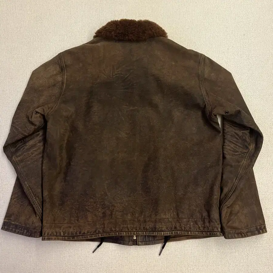 RRL COWHIDE N1 LEATHER DECK JACKET