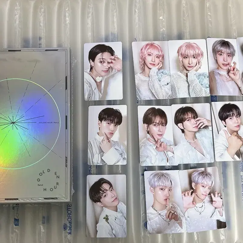 에이티즈 개봉 앨범 풀구성 포카 선택 골든아워 2 Ateez album