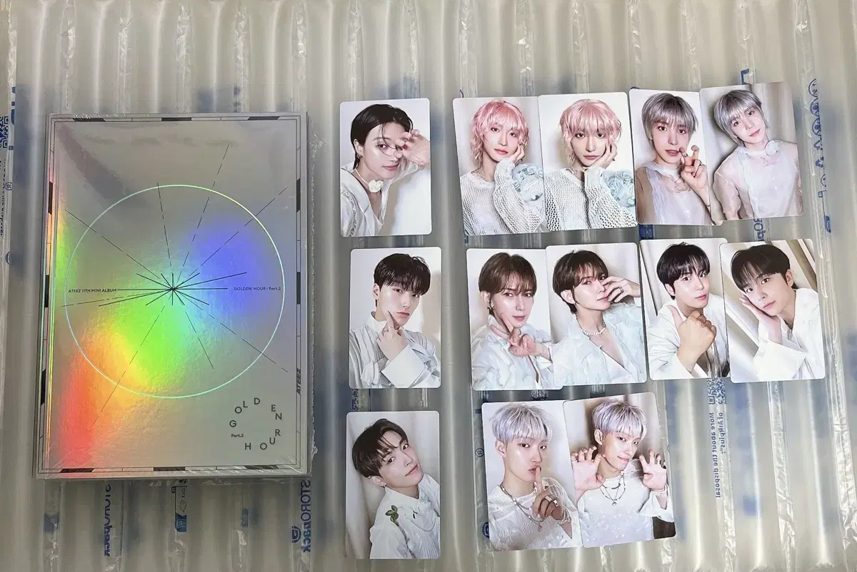 에이티즈 개봉 앨범 풀구성 포카 선택 골든아워 2 Ateez album