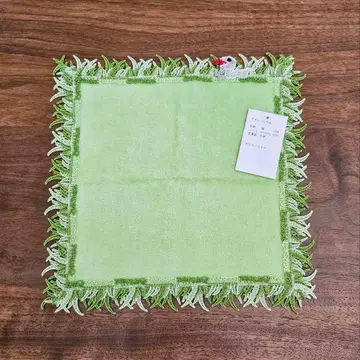 키나자와 레이스 손수건 뱀 2025년 한정판 그린 뱀의 해 뱀