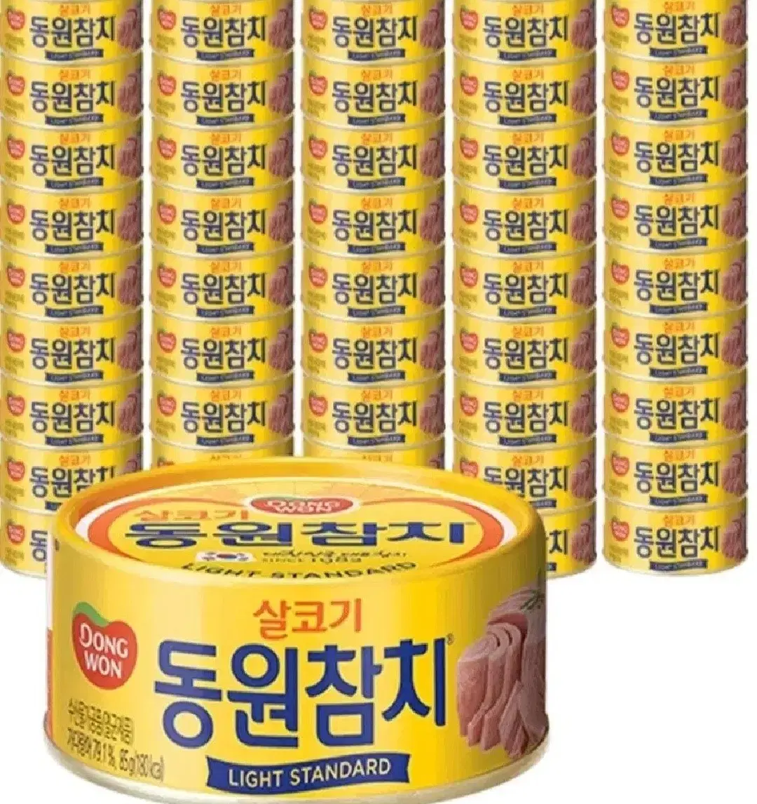 동원참치 85GX60캔 리챔200G6캔 1캔1199원단가 리챔서비스6캔