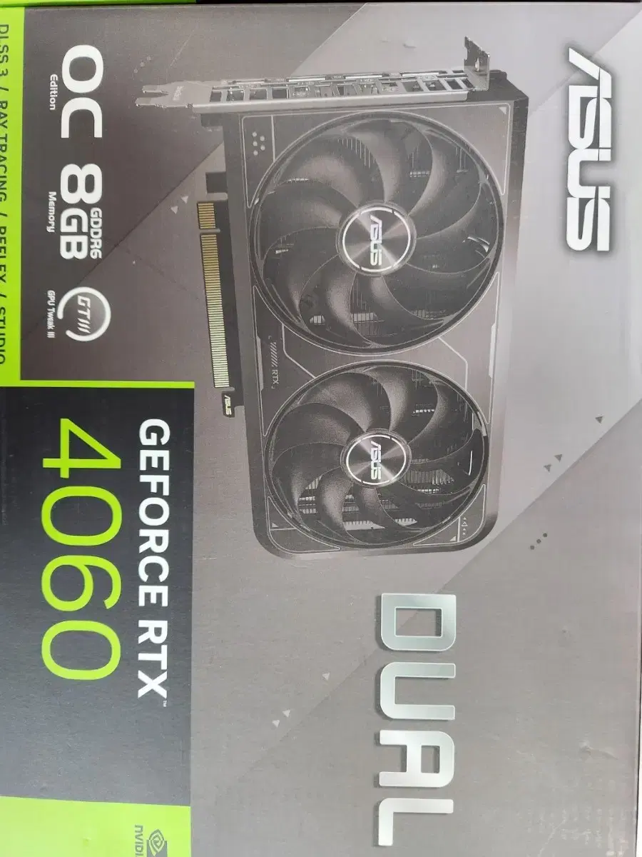 그래픽카드 ASUS RTX4060 미사용