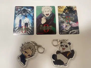 주술회전 무비티켓 로손 아크릴 키링 아크링 극장판 구마키 가시