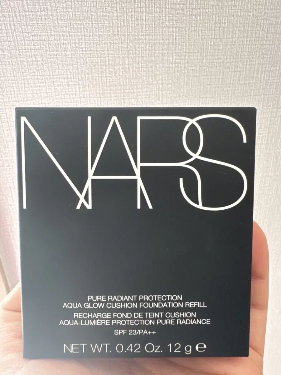 나스 nars 퓨어 래디언트 아쿠아 글로우 쿠션 리필 한라 새상품