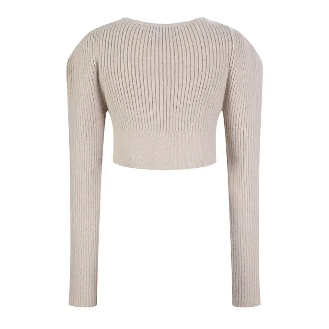 (새) 라라폭스 SOLID KNIT BOLERO beige