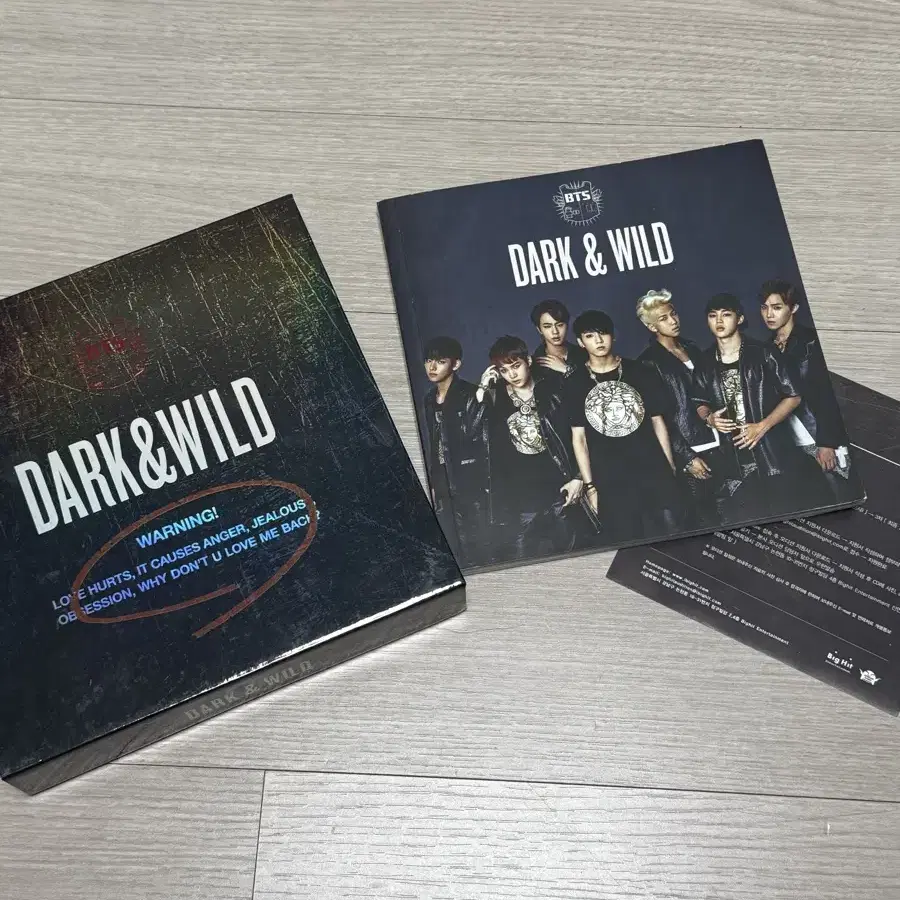 방탄소년단 DARK&WILD 앨범