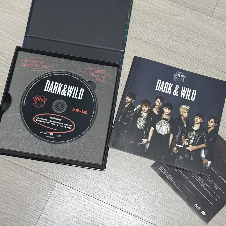 방탄소년단 DARK&WILD 앨범