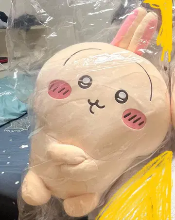 치이카와(먼작귀) 토끼 투성이 복권 A상 초대형 봉제 인형 팔짱