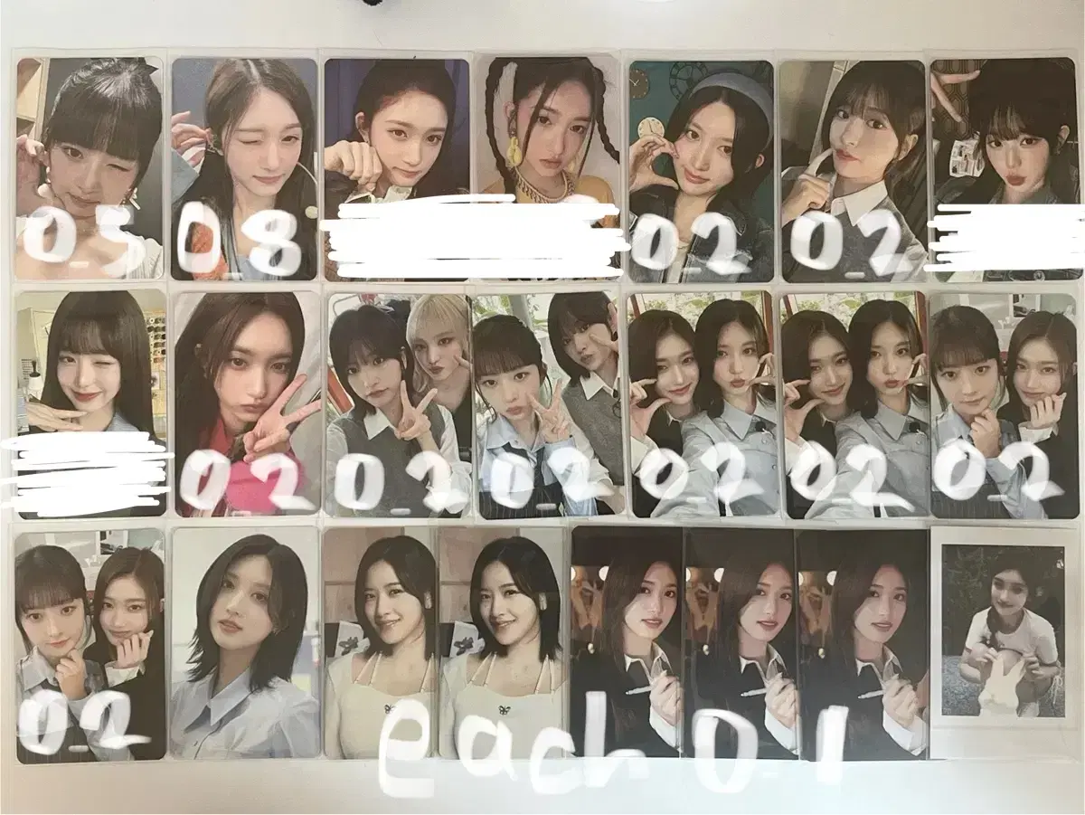 아이브 앨범 포카 유진 가을 원영 리즈 레이 이서 미공포 특전 럭드 시그