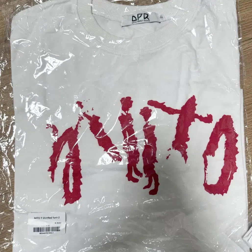 디피알 DPRIAN MIITO T-Shirt 사이즈2 (택포)