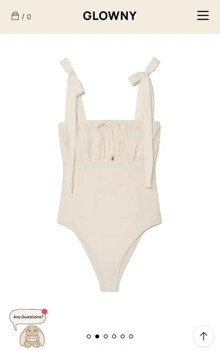 글로니 ONE PIECE SWIMSUIT (IVORY) S size