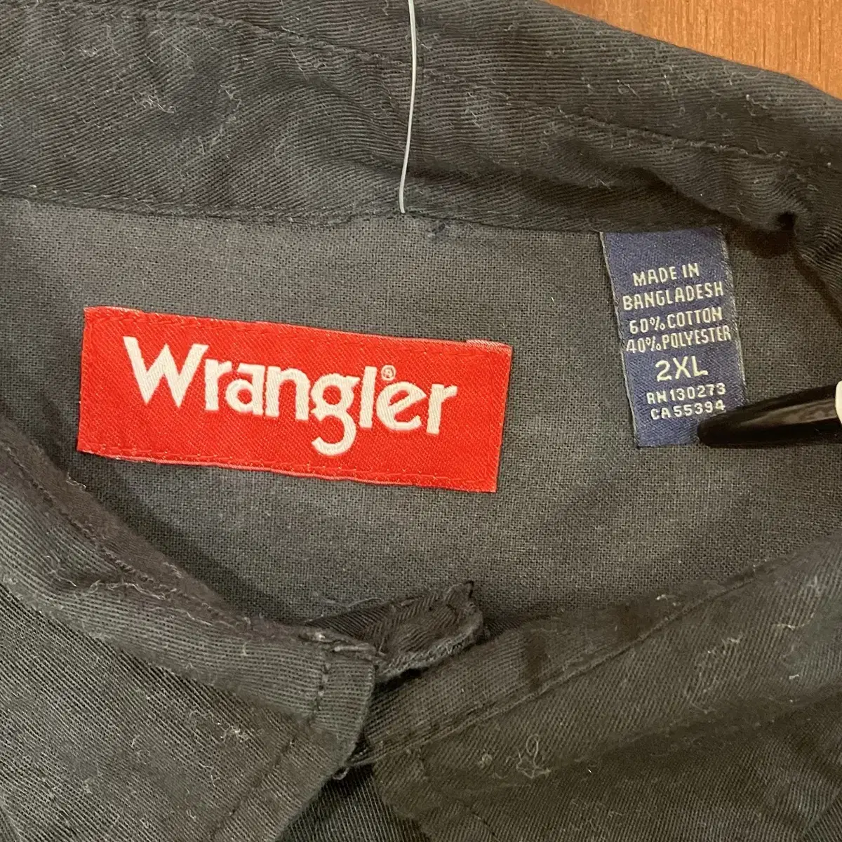 (2XL) Wrangler 랭글러 코튼 셔츠