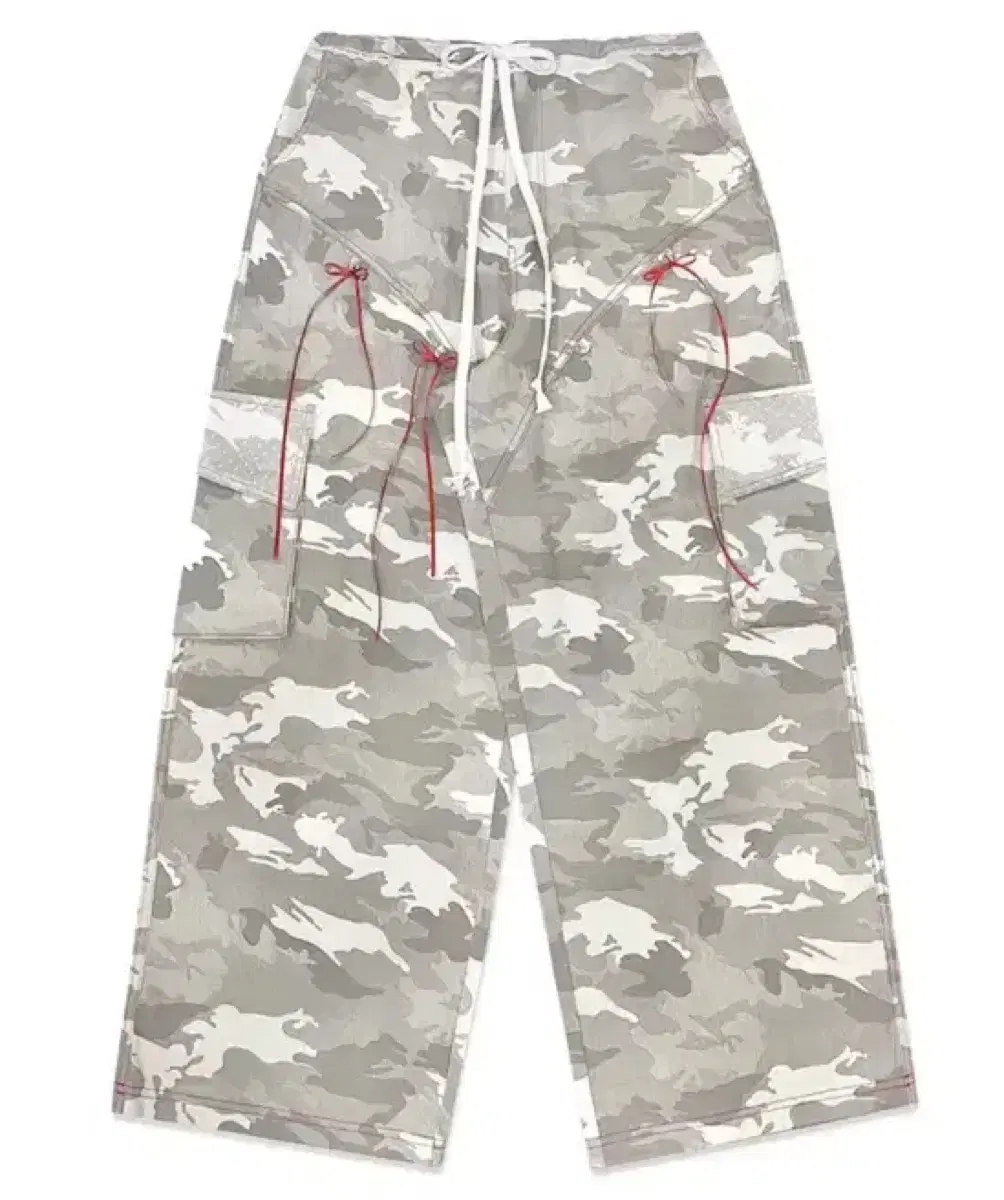 체리퀴리) lace cargo pants - camo(카모 카고팬츠)