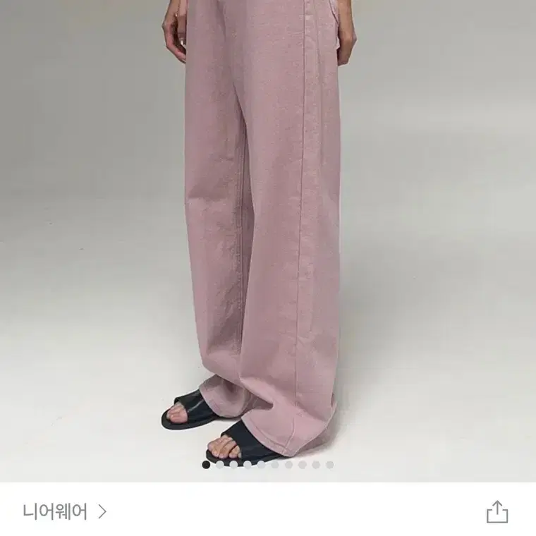 니어웨어 팬츠 unusually cotton pants 라벤더 그린 블랙